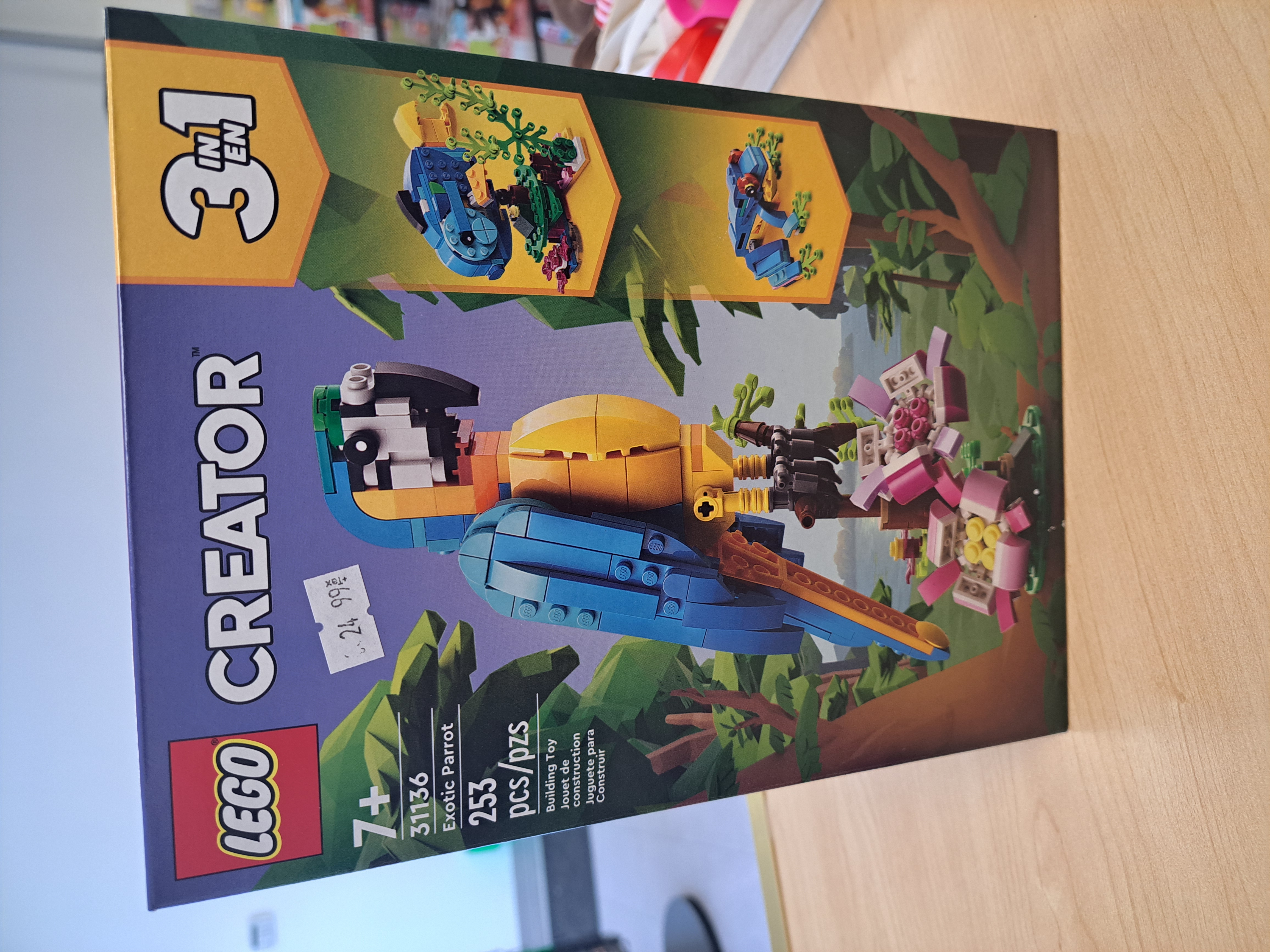 bloc de construction Lego Creator perroquet